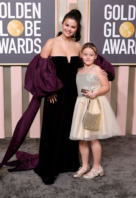Selena Gomez Sister Gracie Are Too Cute On The 2023 Golden Globes Red