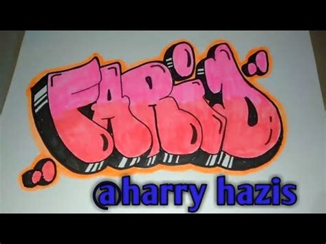 Bukan suatu software pembuat graffiti atau sejenis aplikasi desain, namun the graffiti creator adalah suatu jenis. Grafiti nama simpel. Grafiti nama FARID - YouTube