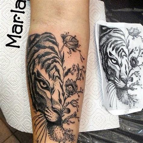 Sterlington louisiana 71280 united states. 18 Impressive Blackwork Tiger Tattoos | Tattoodo