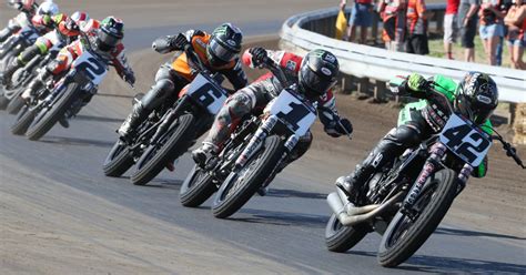 2019 minnesota mile american flat track results indian factory rider briar bauman holds up the aft twins no. American Flat Track News - AMA Pro Flat Track returns for ...