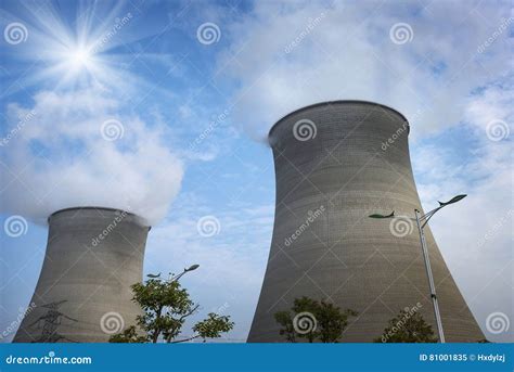Cooling Towers Of Power Plants Stock Image Image Of Environment