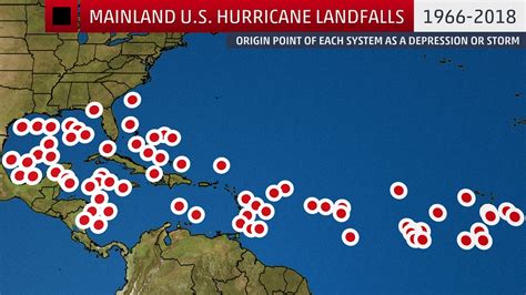 Here S Where Every Hurricane That Made Landfall In The U S Since