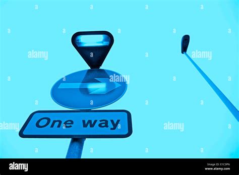 One Way Street Cut Out Stock Images And Pictures Alamy