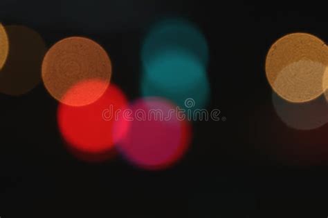 Abstract Bright Blurred Colored Bokeh Blurred Colored Lights