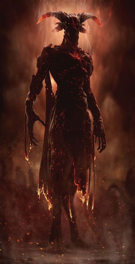 Artstation Demon Artwork Devil Digital Art Satan Concept Art Hd