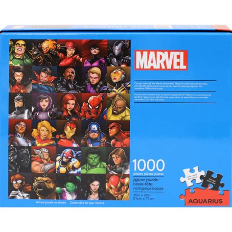 Marvel Heroes Collage 1000 Piece Puzzle Entertainment Earth