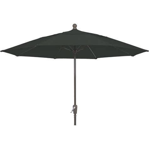 Fiberbuilt Umbrellas 11 Ft Aluminum Patio Umbrella In Black Acrylic