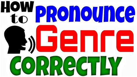 How To Pronounce Genre Correctly Youtube