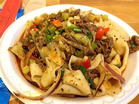 Do not what to eat and where to eat in xi'an? cumin lamb noodles - Picture of Xi'an Famous Foods, New ...
