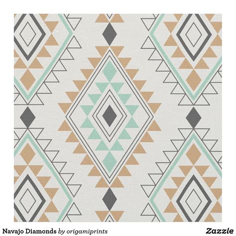 Navajo Diamonds Fabric Vector Pattern Pattern Design Fabric Design