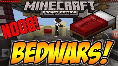 Minecraft Pocket Edition Bedwars Noob W Abid1702 Youtube