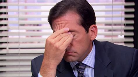 Michael Scott Frustrated Blank Template Imgflip