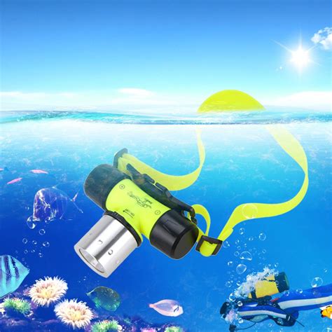T6 Diving Headlamp Waterproof Underwater Light 60m Grandado