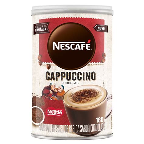 Cappuccino Solúvel Chocolate Nescafé Lata 180g Pão De Açúcar