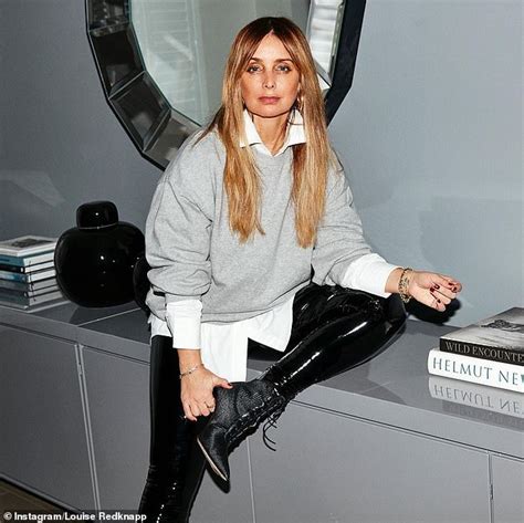 Louise Redknapp Poses For A Shoot At Home To Promote Her Lou Loves Blog
