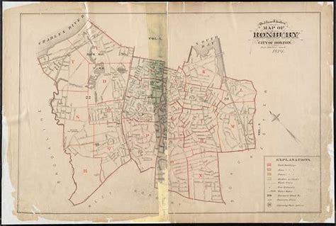 Outline And Index Map Of Roxbury City Of Boston 19670639100 Picryl
