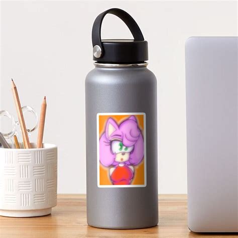 Amy Rose Sticker By Shaka Flame Redbubble