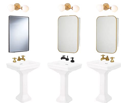 My victory optional vanity mirror was all hazed over and the silvering was coming off the back. Vanity Mirror Sconce Collage bathroom inspiration Bathroom ...