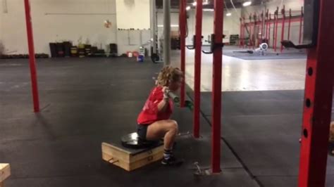 Narrow Stance Low Box Squat Youtube