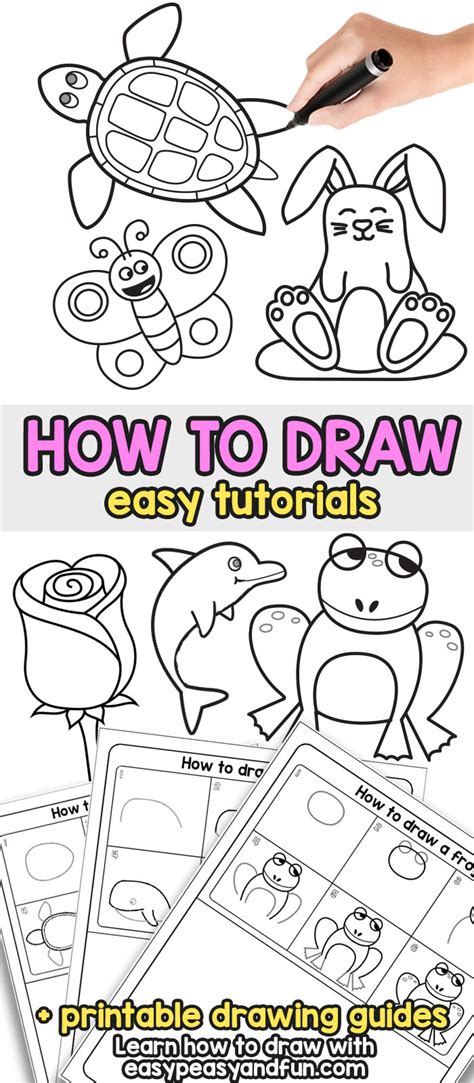 How To Draw Step By Step Drawing For Kids And Beginners Easy Peasy