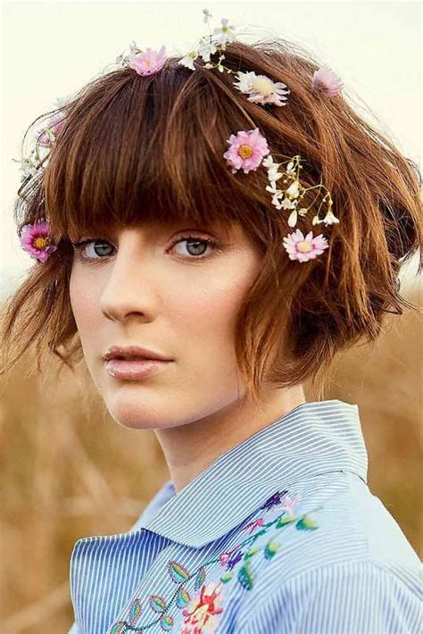 30 Styles For Short Hair With Bangs