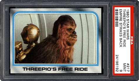 1980 Topps Empire Strikes Back Threepios Free Ride Psa Cardfacts®