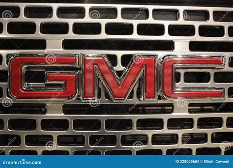 Gmc Truck Logo Emblem Signage Editorial Stock Image Image Of Limited