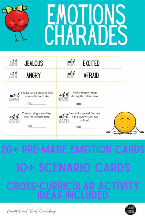 Emotions Charades Printable Printable Word Searches