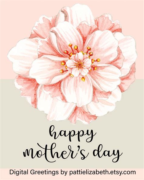 Excited To Share The Newest Edition To My Etsy Shop Mothers Day Digital Greeting Digital