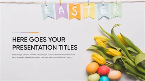 Free Pastel Easter Powerpoint Template Masterbundles