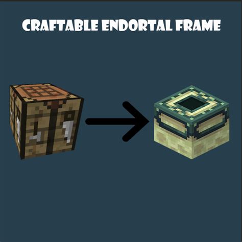Craftable Endportal Frame V Minecraft Data Pack