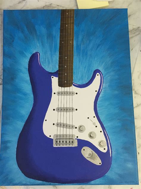 Electric Guitar Paintings