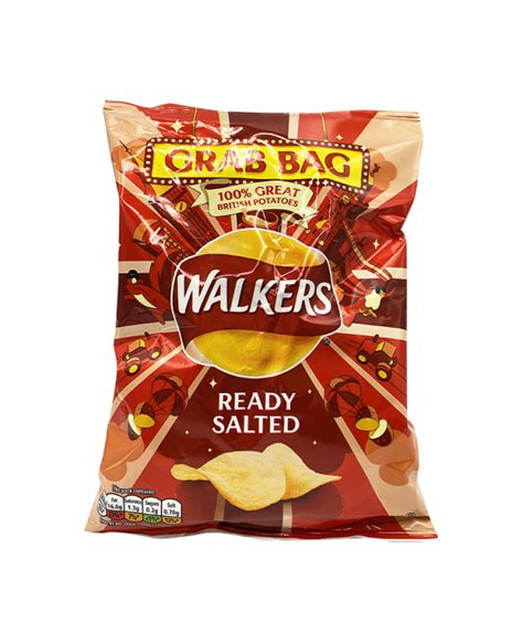 Grab Bag Potato Crisps Ready Salted Walkers 50g