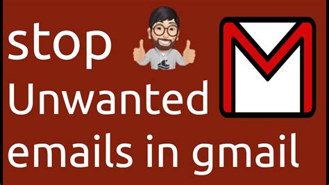 How To Stop Unwanted Emails In Gmail In Hindi How To Block Unwanted Emails On Gmail Email