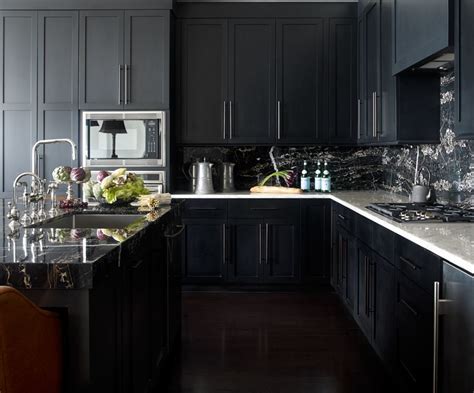 15 Black Kitchen Cabinets That Youll Swoon For European Wholesale