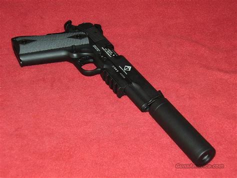 Gsg 1911 22 Pistol With Fake Suppressor 22 Lr For Sale
