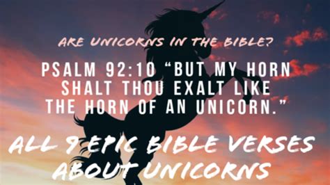 The Only 9 Bible Verses About Unicorns In The Bible Epic