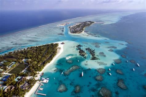 Atoll Dari Lîle De Vilamendhoo Maldives