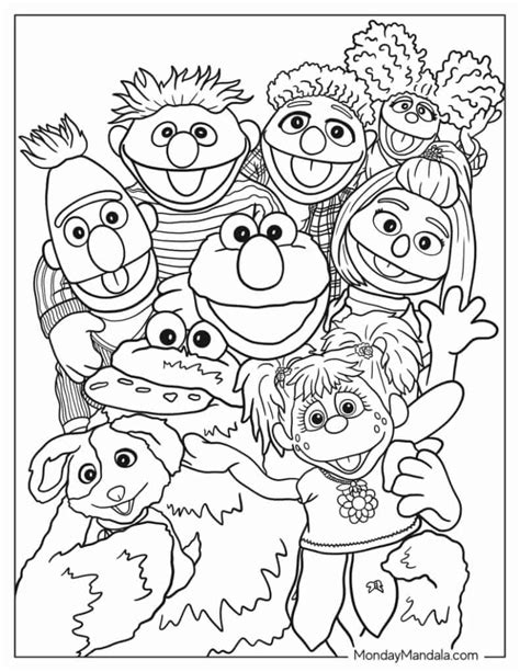 Abby Sesame Street Coloring Pages