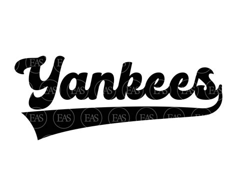 Yankees Baseball Svg Go Yankees Svg Retro Sports Jersey Etsy México