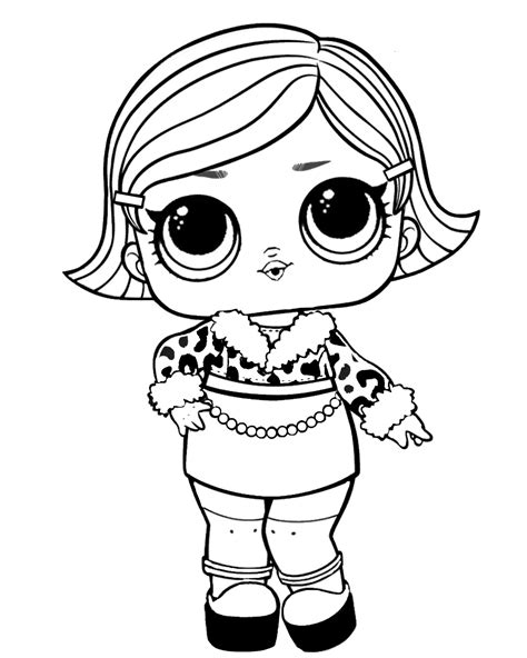 Lol Surprise Dolls Coloring Pages Free Printable Coloring Page Lol