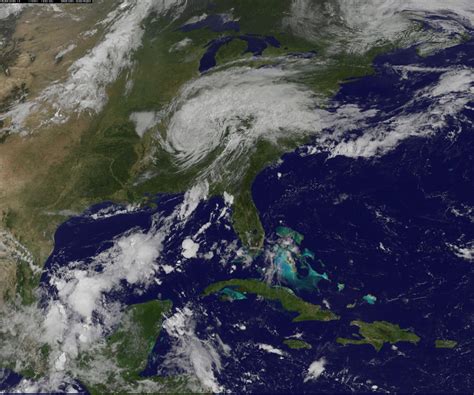 Satellite Tracks Post Tropical Cyclone Harvey Spreading Into Ohio Valley