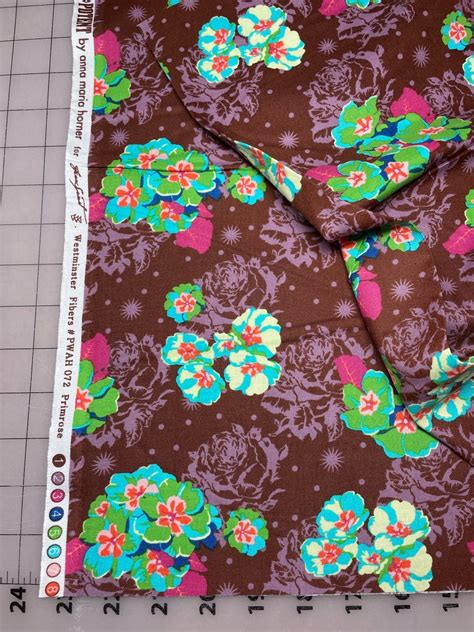 Anna Maria Horner Pretty Potent Cotton Fabric Primrose Print Etsy