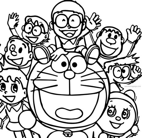 Print all of our coloring pages for free. doraemon para colorear - fondo de pantalla de doraemon ...