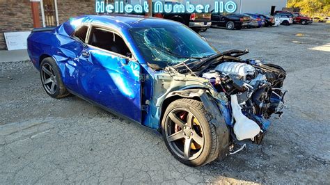 Wrecked Hellcat Arrivals Cleveland Power And Performance