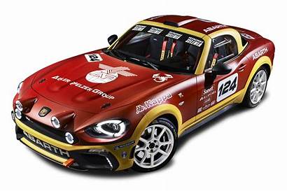 Rally Fiat 124 Abarth Spider Clipart Transparent
