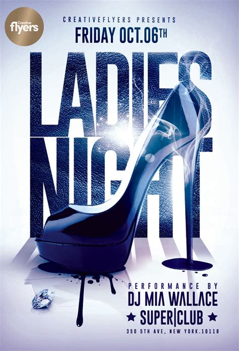 Ladies Night Flyer Party Club Psd Creativeflyers