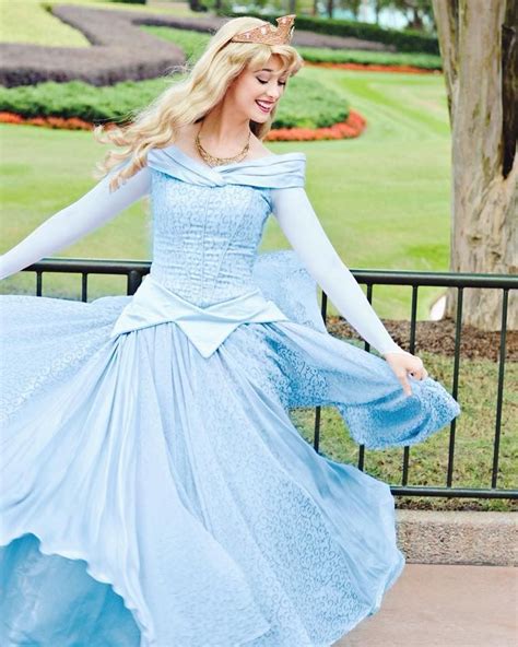princess aurora disneyland blue dress