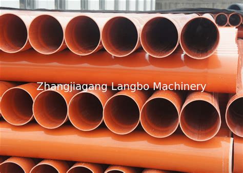 Water Line Pvc Extrusion Line 16 630mm Diameter Plastic Pipe Making