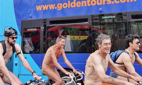 Men Riding Bike Totally Naked During Wnbr Spycamfromguys Hidden Cams